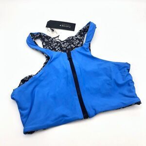 New Tavik Blue & Black Reversible Top - Size XS